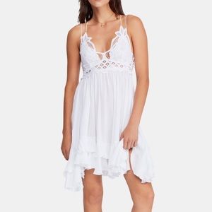 NWOT white lace Free People One Adella Dress